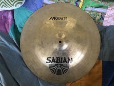 Sabian 18  AA Chinese Cymbal 90  s no cracks with patina