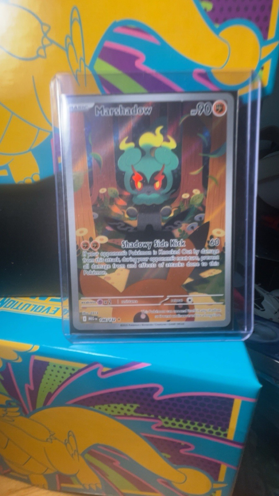 Pokémon Marshadow 146/132 Me01 Mega Evolution Illustration Rare Holo English