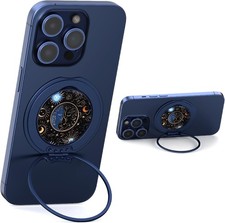 Ultra Thin Adjustable Kickstand - Magnetic Phone Grip, Foldable Holder for Any