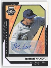 2021 Panini Elite Extra Edition Rohan Handa Auto Signatures #146