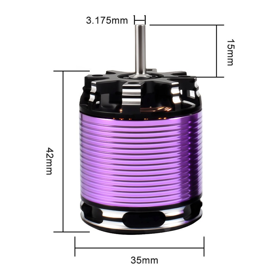 Hobbywing Quicrun Fusion Pro 2-In-1 60A 2300KV Borstelloze Motor Esc Geïntegreerde Voor 1/8 1/10