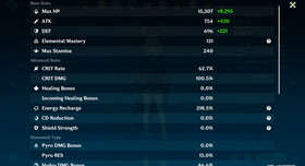 Genshin Impact AR 59 America Server - Furina - Kinich - Raiden - Escoffier