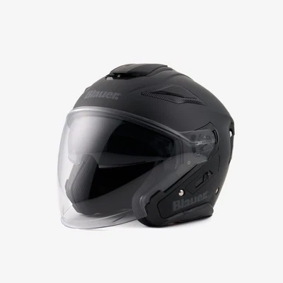 Casco BLAUER HT JET JET - JJ01 MONO NERO MATT L