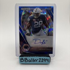 Odafe Oweh Jayson 2021 Panini Prizm Draft Picks #DPA-JAY Blue Ice RC Auto /75