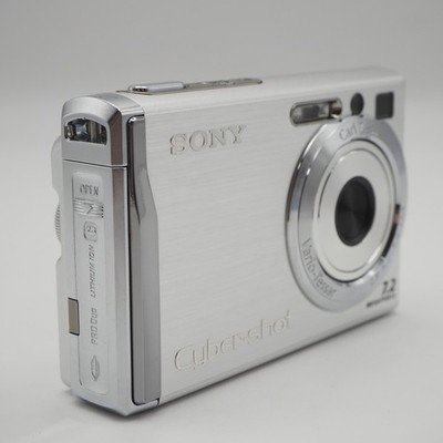 N Mint] Sony Cyber-shot DSC-W80 silver Digital Camera 7.2MP w