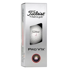 NEW Titleist Pro V1x RCT 2025 Golf Balls White - 1 Sleeve (3 Golf Balls)