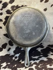 Wagner Ware Sidney O Cast Iron Nickle Plated Double Skillet 1401-C