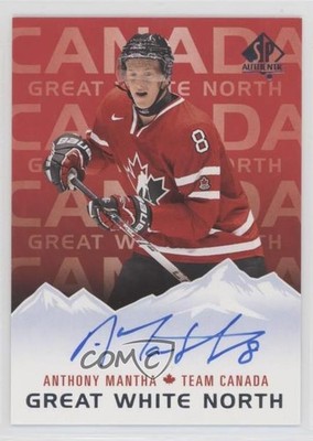 2016-17 SP Authentic Anthony Mantha #GWN-AM Rookie Auto RC 1e15