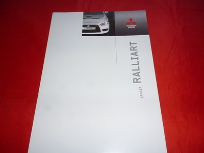 MITSUBISHI Lancer CY0 Sportlimousine Sportback Ralliart Prospekt Brochure 2009