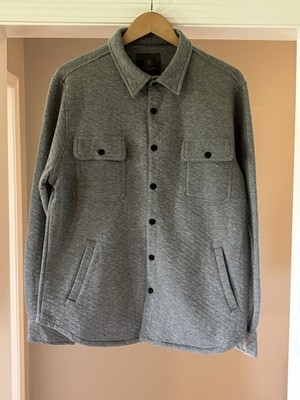 Cloudveil Quilted Jacquard Snap Button Jacket Men's Large Gray NWOT