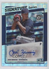 2020 Panini Donruss Optic Blue Pandora Prizm 16/25 Jose Berrios #SS-JB Auto 3h1