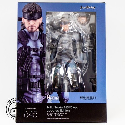 METAL GEAR SOLID Snake Figma 645 Max Factory Figuarts Figur MGS2 Updated Edition