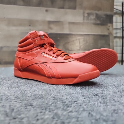 Tenis Reebok Freestyle Feminino Reebok High Top Sneakers Women Red