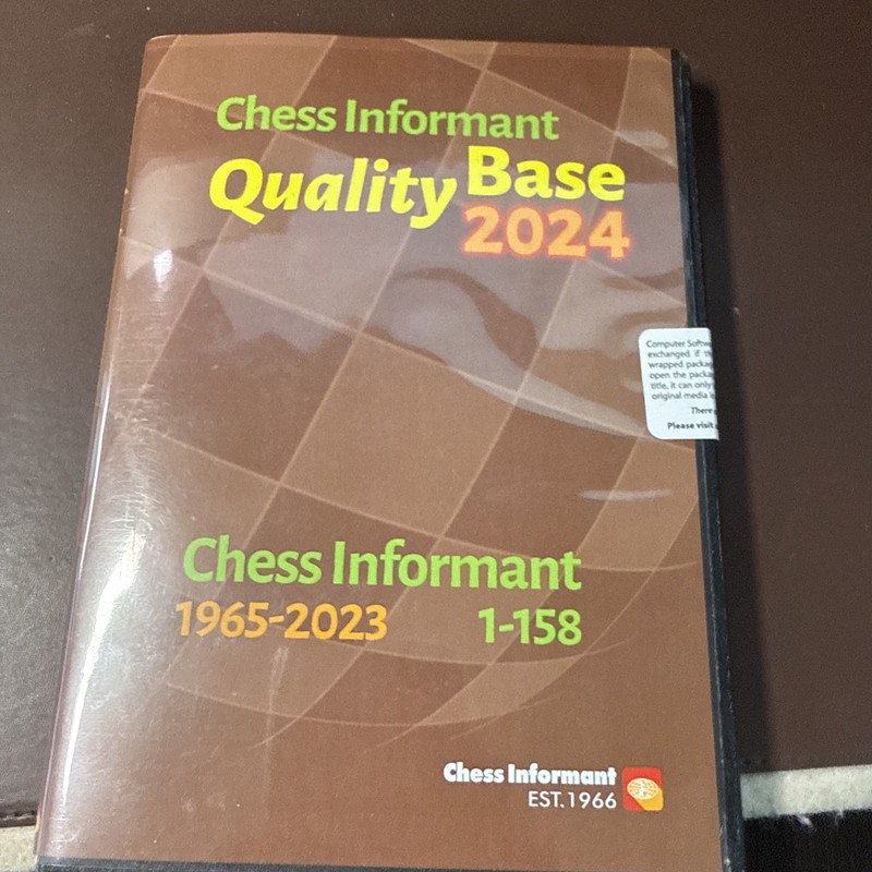 chess software Quality Base 2024 -  Chess Informant 1965-2023 from vol 1-158