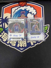 Ricky Council IV 23-24 Panini prizm RC Blue Choice Auto /49 76ers Lot2 XD97