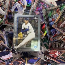 Topps 2025 Chrome Update Rookie Roki Sasaki Dodgers MLB Debut #USC73