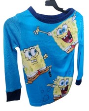 Spongebob Boy's Pajama Set - Long Sleeve Size 4 - NWT
