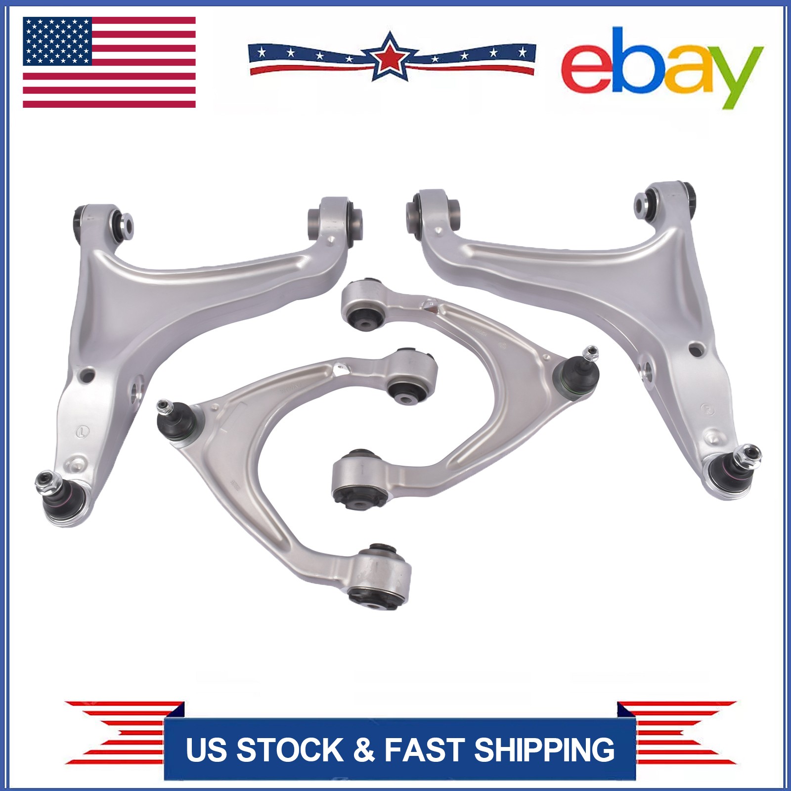 Front Upper Lower LH+RH Control Arms For Maserati Levante 670031995 670102478