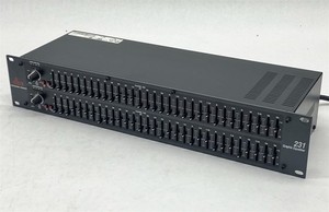 DBX 231 Dual Channel 31-Band Graphic Equalizer Rackmount Pro Audio EQ DBX231V