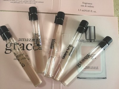 16 Philosophy Amazing Grace .04 oz Splash Vial  New  16  new with Cards