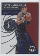 2019-20 Panini Mosaic International Men of Mastery Kristaps Porzingis #14 rt6