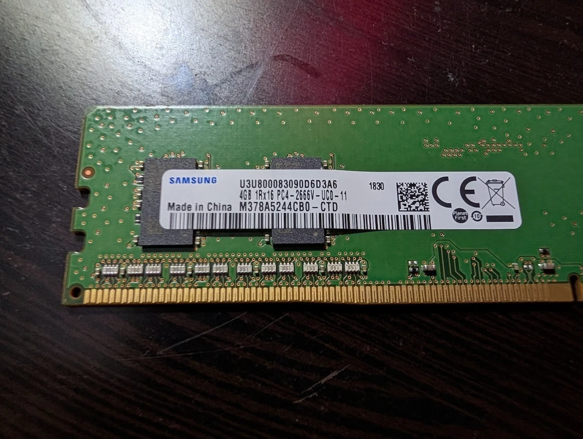 25+ Samsung DDR4 SDRAM 4 GB Capacity per Module Memory (RAM) for