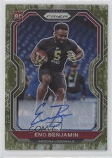 2020 Panini Prizm Rookie Camo Prizm Auto /25 Eno Benjamin #324 Auto 4f5