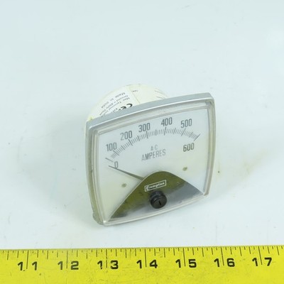 Crompton 016-02AA-LSSJ-C6-S2-MG PS-4210W Schalttafeleinbau AC Ampere Gauge 0-600