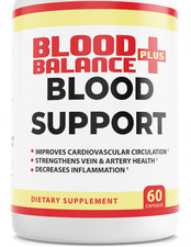 Blood Balance Plus Blood Support Dietary Supplement 60 Capsules