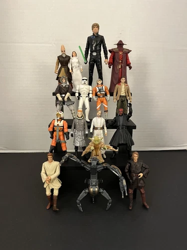 Star Wars Lot of 16 loose Action Figures - See Photos forCondition & Age