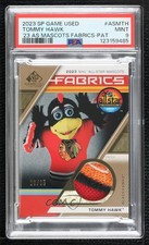 2023 SP Game Used All-Star Mascot Fabrics 29/35 Tommy Hawk PSA 9 MINT Patch i1f