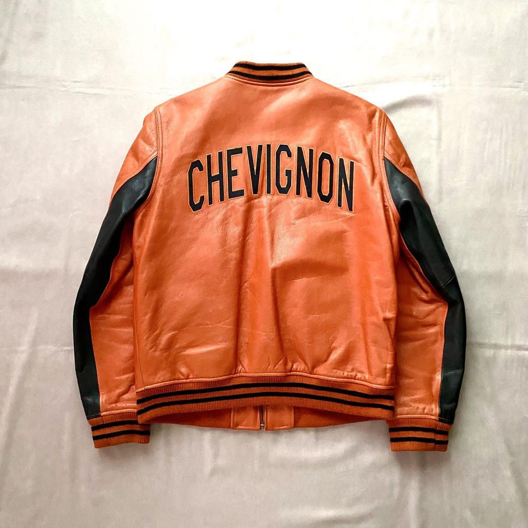 80s 90s CHEVIGNON Leather Varsity Jacket size M | eBay 80s 90s CHEVIGNON Leather Varsity Jacket size M | eBay