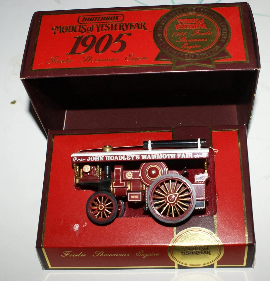 MATCHBOX . MACHINE A VAPEUR 1905 - Photo 1/4
