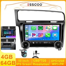 Android 15 For VW Golf Mk7 2013-2017 Carplay 64G Car Stereo GPS Radio BT MIC+AHD