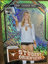 Panini 2025 NIL University of Texas Abby Vander Wal Prizm Insert Volleyball SO-5