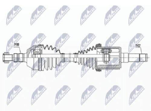 Original NTY Drive Shaft NPW-DW-049 For Chevrolet
