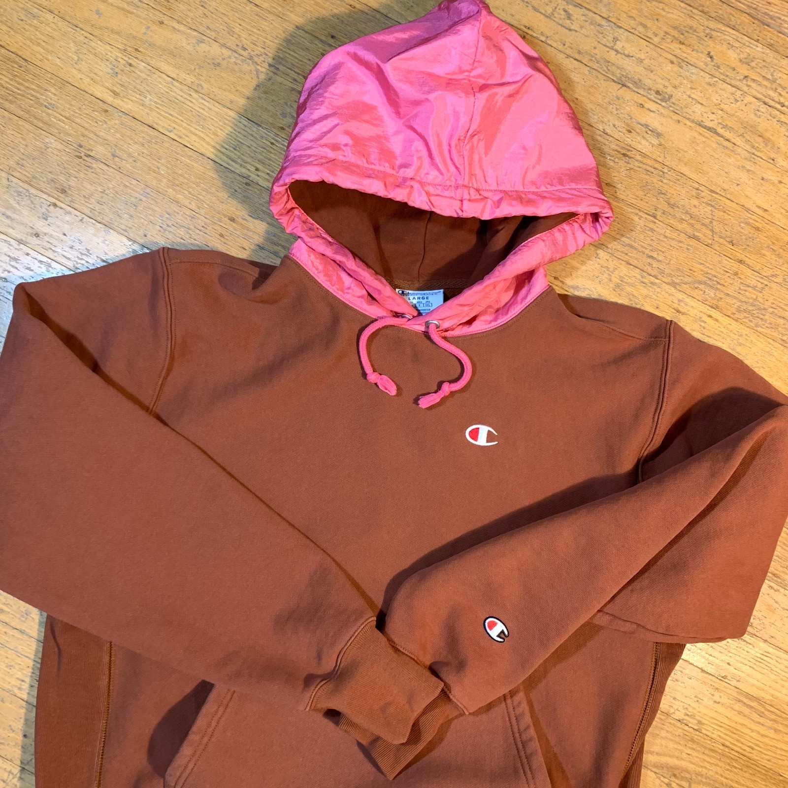 Champion Reverse Weave Large Pullover Hoodie Nylo… - image 1
