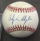 ANDY VAN SLYKE, PITTSBURGH PIRATES, SIGNED OFFICIAL MAJOR LEAGUE BASEBALL