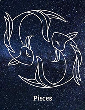 Pisces: Zodiac Signs Gift, Horoscope, Journal, Notebook, Diary, Pad, Daybook, Te