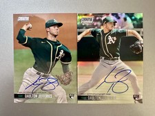 2021 Topps Stadium Club Daulton Jefferies Chrome Refractor Auto & Regular Auto