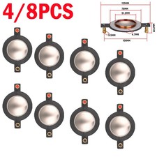 4/8PCS Replacement Diaphragm For DS18 PRO-D1 PRO-DKH1 Horn Driver 8 Ohm 44.4mm