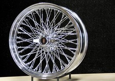 New Set 4 Chrome 20 Cross Lace Oldsmobile 80 Spoke Wire Wheels Rear Wheel Drive