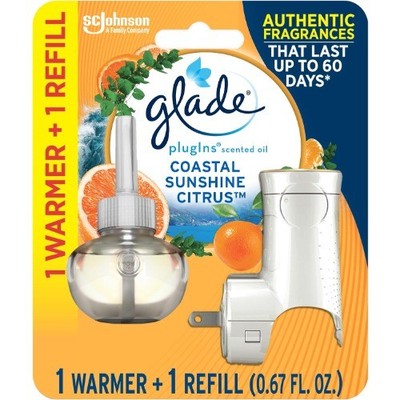 Glade PlugIns Refills Air Freshener Starter Kit, Scented Oil for Home
