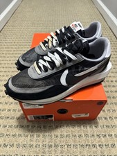 Nike sacai x LDWaffle Black Nylon for Sale | Authenticity