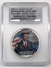 2009 Silver Eagle Barack Obama Inauguration - Serial# 124 of 5644 - Merrick Mint