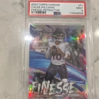 Send Offer  Topps 2024 Chrome Finesse-Refractor Caleb Williams #F-1 Rookie PSA 9
