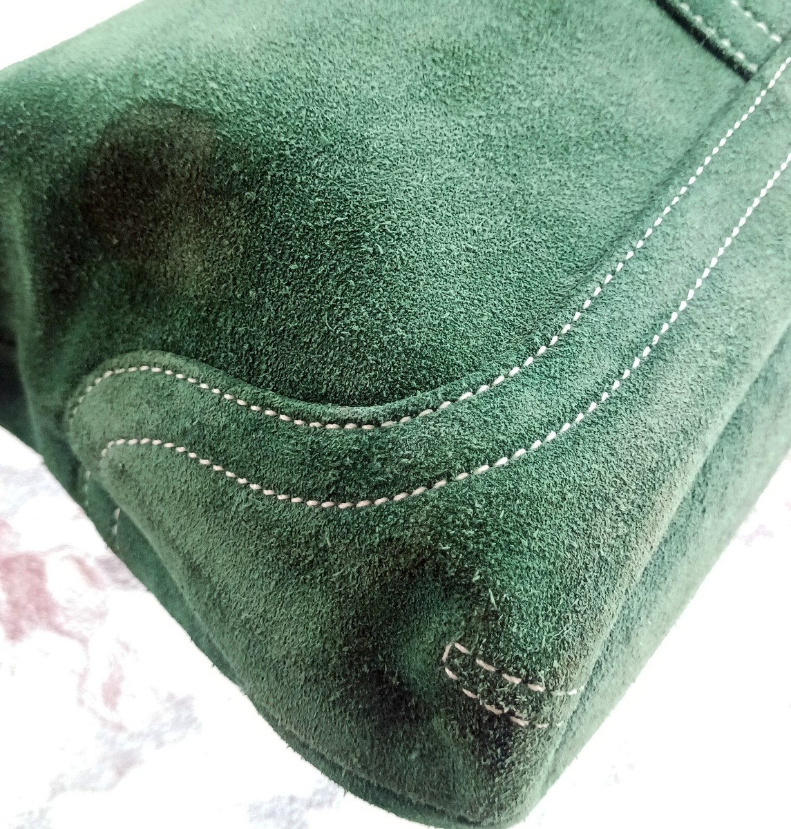 Coach Vintage Y2K E04S-7471 Soho Kelly Green Suede Flap