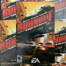 Burnout Revenge PS2 PlayStation 2 Instruction Manual Only