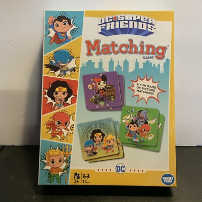 DC Super Friends Matching Game Memory Game