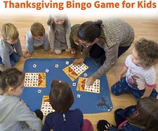 Thanksgiving Games Thanksgiving Bingo Game for Kids 24 Players